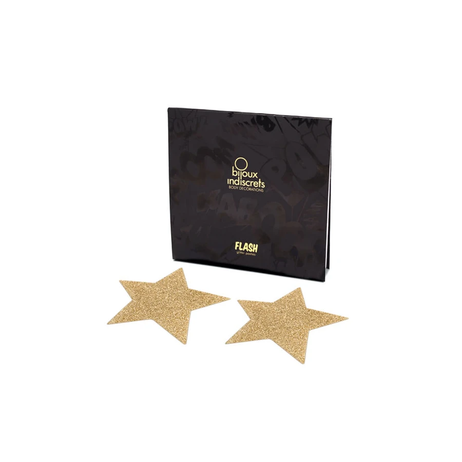 BIJOUX - NIEDYSKRETNE OSLONY NA SUTKI FLASH GOLDEN STAR